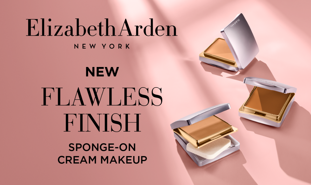 ELIZABETH ARDEN RELAUNCHES ITS ICONIC FLAWLESS FINISH SPONGE-ON CREAM MAKEUP