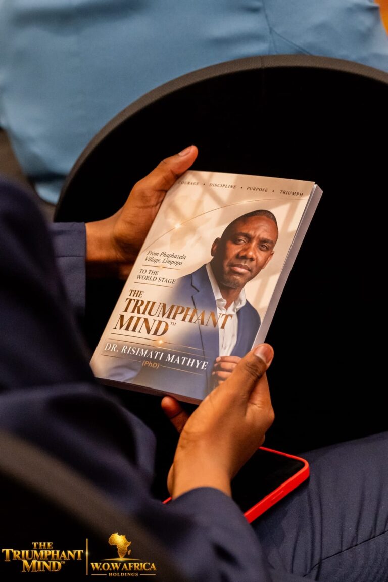 FROM PHAPHAZELA VILLAGE TO THE WORLD STAGE: DR RISIMATI MATHYE RELEASES THE TRIUMPHANT MIND